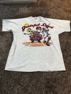 Vintage 1994 Grateful Dead Steal Your Base Baseball T-Shirt Fruit of the Loom